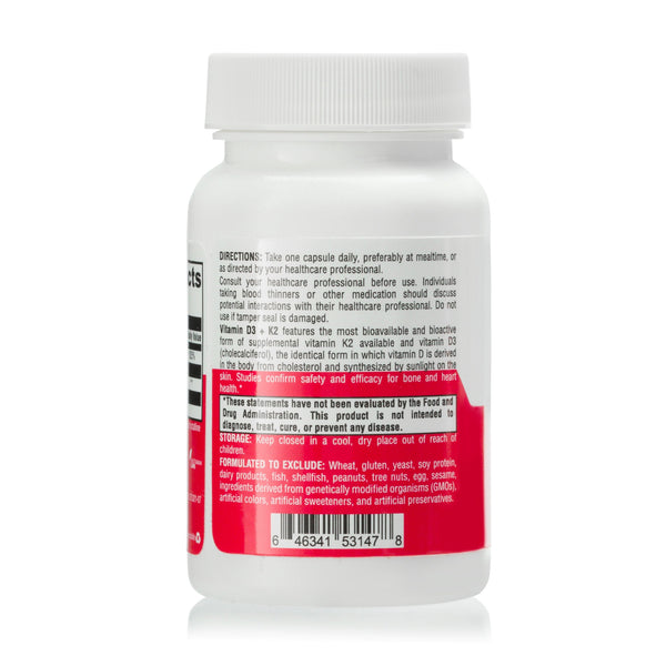 Vitamin D3 + K2 Softgels