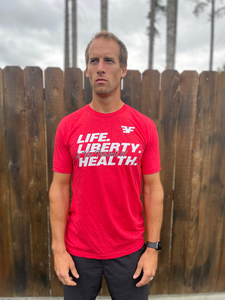 Men's Short Sleeve Liberty T-Shirt Red